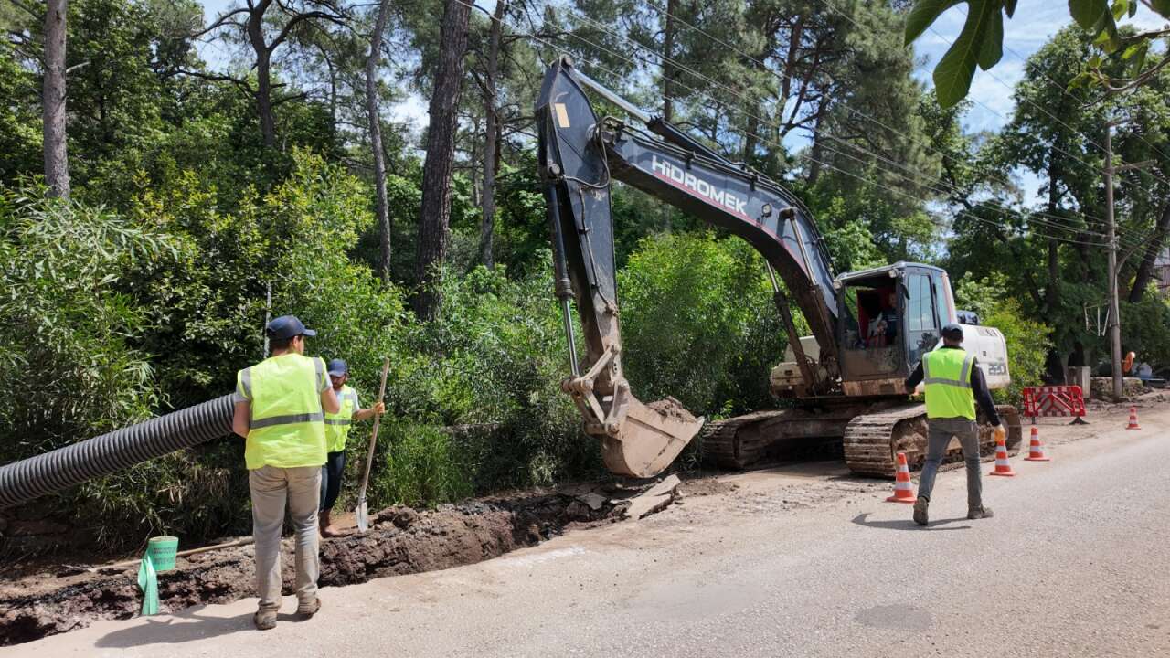 MUSKİ, Marmaris Adaköy Mahallesini Kanalizasyona Kavuşturuyor 3